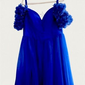 Royal Blue Party Dress